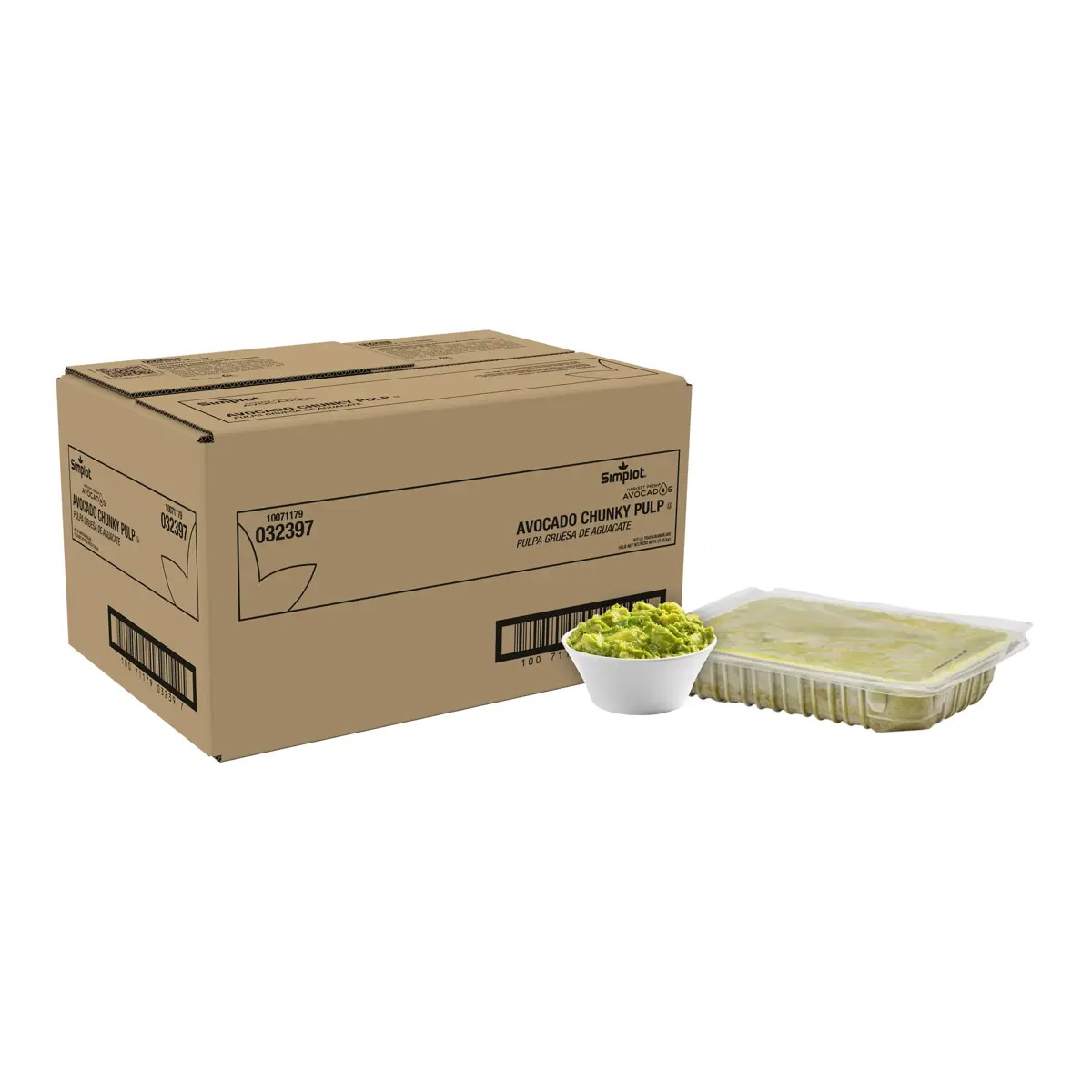 Simplot Harvest Fresh® Avocados Chunky Avocado Pulp, Frozen, Styled