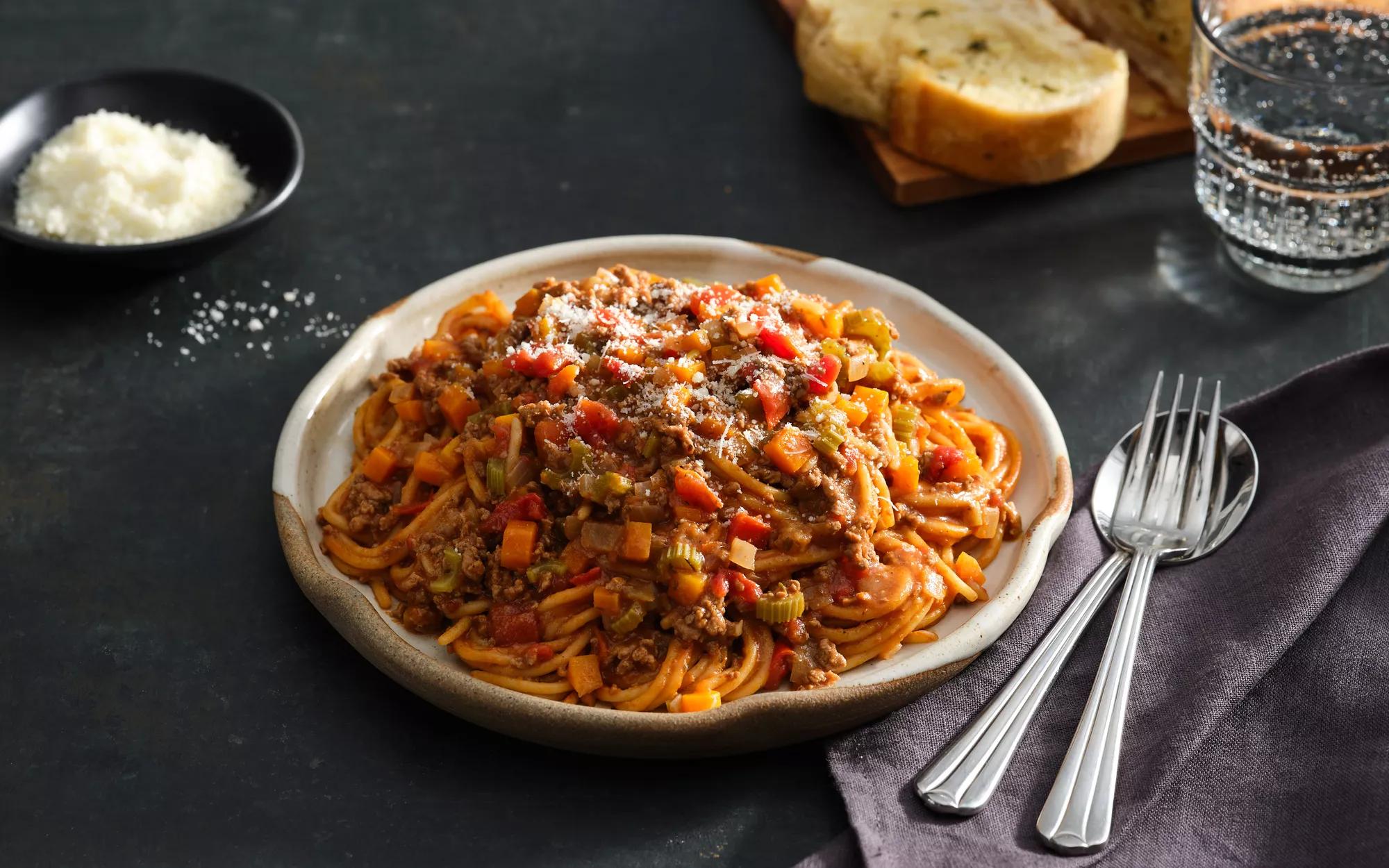 One Pot Spaghetti Bolognese