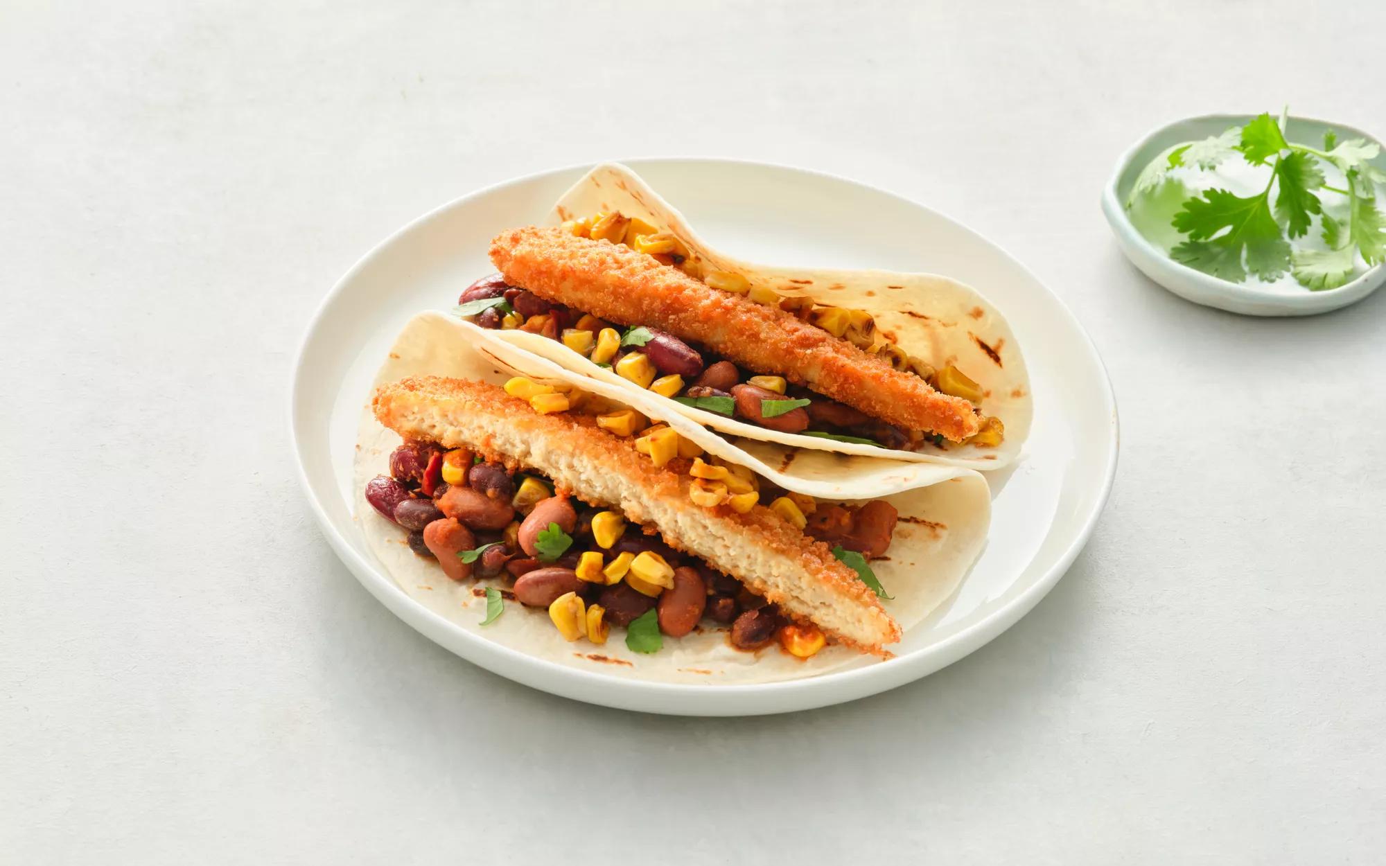 Plant Based Chicken Tacos