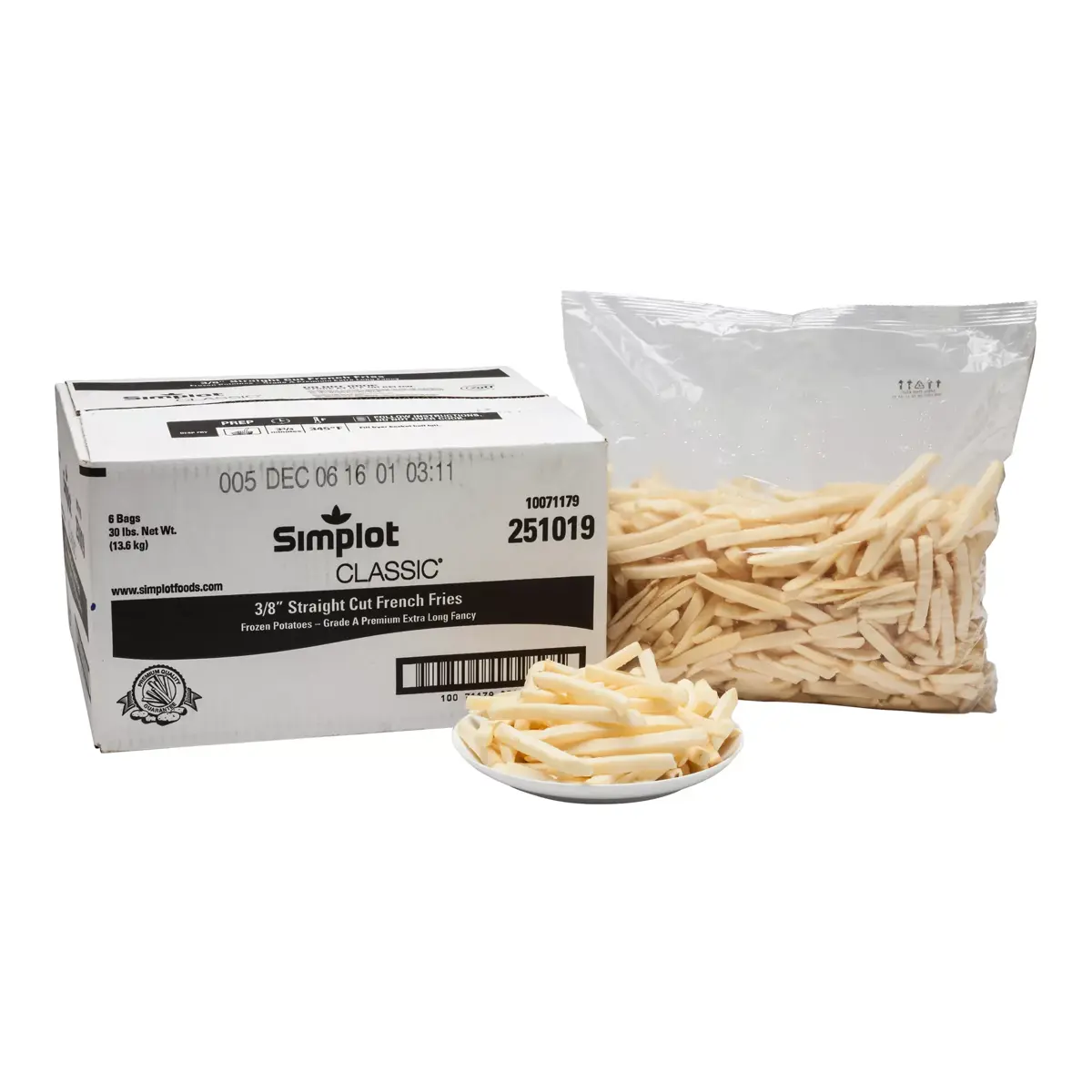 Simplot Classic® Fries Papas a la francesa corte recto de primera calidad, Estilo