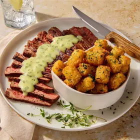 Simplot® Beef Tallow Fries & Formed Tater Gem, Styled