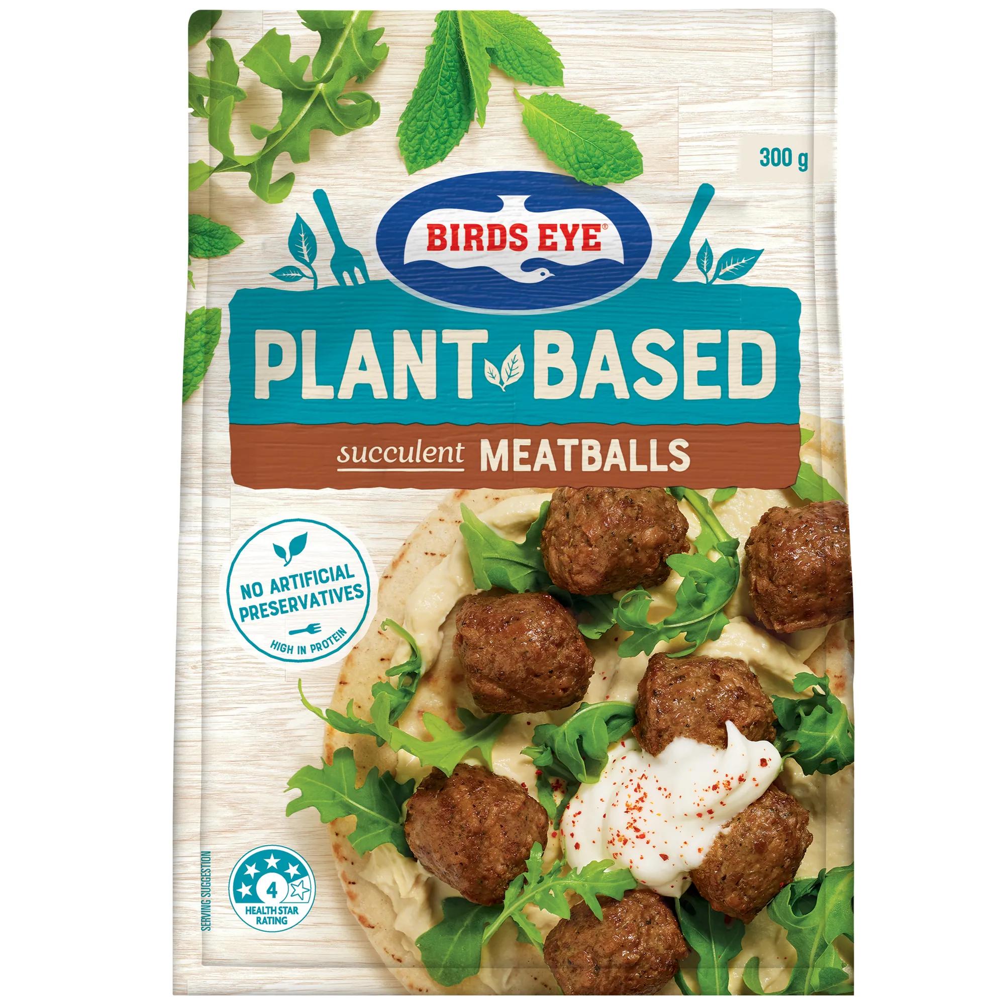 Birds Eye Plant Based Meatballs 300 Grams Bagged