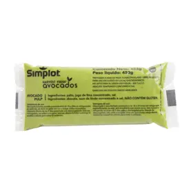 Simplot Harvest Fresh Avocados  Avocado Pulp, Frozen, Front Innerpack