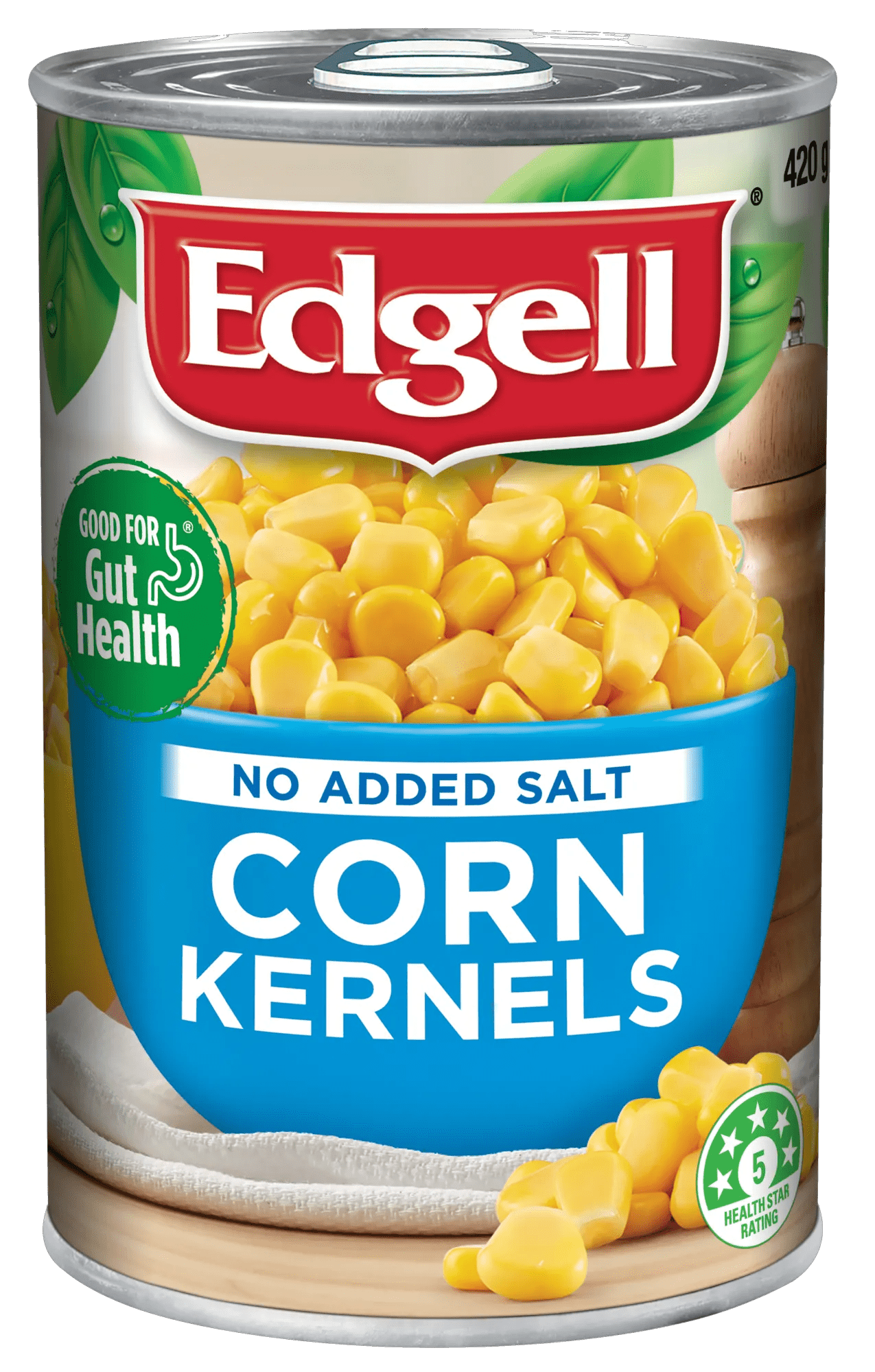 Edgell Corn Kernels No Added Salt 420g, Can