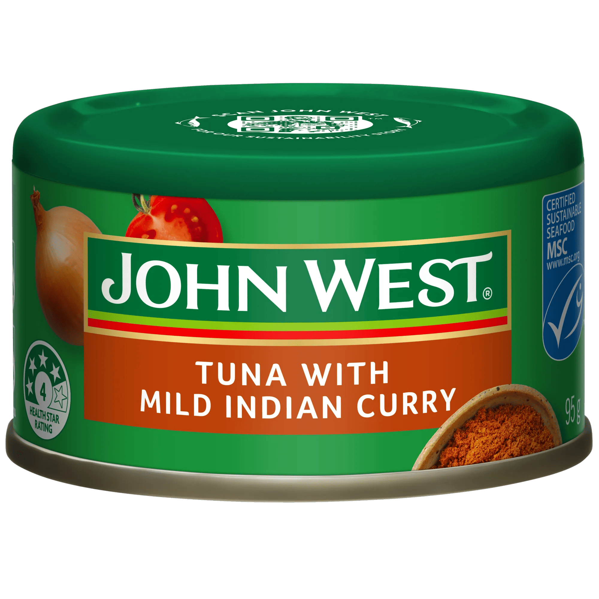 John West Tuna Mild Indian Curry 95g, Can