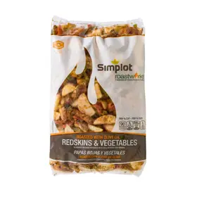 Simplot RoastWorks® Roasted Redskin Potato and Vegetable Blend, Front Innerpack