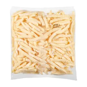Simplot Conquest® Delivery+® Clear Coated Crinkle Cut Fries, Back Innerpack